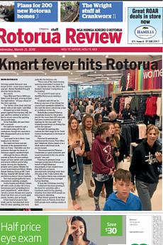 Rotorua Review - March 21st 2018